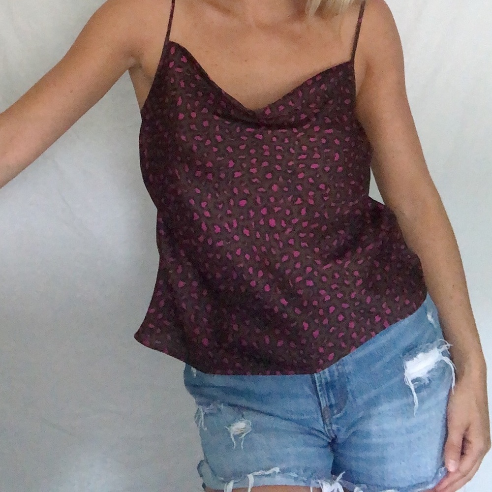 Cowl Neck Cami 🐆